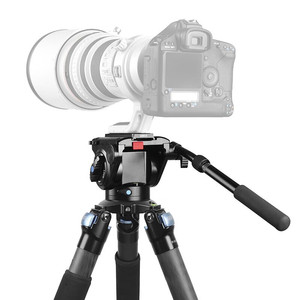 Trépied en fibre de carbone SIRUI R5214X+VH15 avec cardan pour appareil photo numérique professionnel, 4 sections, verrouillage par torsion - Product Image 5