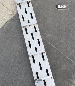 Système de drainage en tranchée argentée pour l'<span class=keywords><strong>extérieur</strong></span>, plaque de <span class=keywords><strong>grille</strong></span> en métal pour allée, douche en béton et gouttière pour sol - Product Image 5