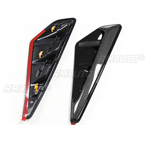 Nouvelle couverture latérale de remplacement en fibre de carbone pour les prises d'air latérales BMW X5 G05 M Sport 2019-UP, style MP, garniture de couverture des prises d'air de voiture - Product Image 6