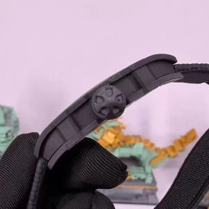 Latest Colorway Luxury RM67-02 Style <b>Skeleton</b> <b>Automatic</b> <b>Watch</b> Carbon Fiber Tonneau Case Fabric Strap Men Sport Wristwatch - Product Image 3
