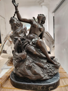 Sculpture mythologique <span class=keywords><strong>grecque</strong></span> antique de style européen œuvres d'art en métal décorations pour <span class=keywords><strong>la</strong></span> maison technique coulée - Product Image 3