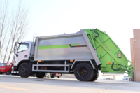 Camion compacteur à moteur diesel Dongfeng 8CBM, camion de ramassage des déchets à chargement arrière, véhicule de gestion des déchets, norme d'émission EURO 5