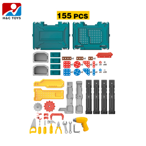 Banc d'atelier jouet 155 pièces à assembler soi-même, améliore les compétences pratiques, jouets d'outils <span class=keywords><strong>pour</strong></span> enfants - Product Image 4