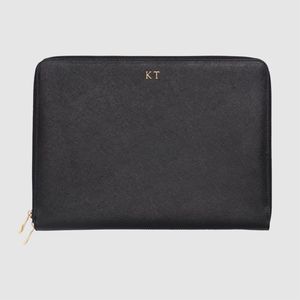 Túi Đựng Khóa Kéo Màu Đen Mỏng 13 Inch Túi Đựng Laptop Bằng Da Saffiano Vỏ Bảo Vệ - Product Image 4