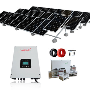 Systèmes d'énergie solaire connectés au réseau Vmaxpower 30 kW adaptés, stations solaires connectées au réseau 40 kW, système de production d'énergie solaire sur réseau 50 kVA - Product Image 1