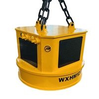 Imán Hidráulico WXHM1200 para Excavadora, Accesorio de Elevación de Chatarra, Electromagnético, Alta Fuerza Magnética