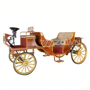 Charrette électrique personnalisable à 4 roues, style vintage, pour les visites en parc et dans les zones touristiques - Product Image 4