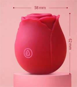 Vibratore a Rosa per Punto G - 10 Modalità di Vibrazione, Stimolazione Clitoridea Realistica, Silenzioso, Impermeabile, Ricarica USB, 1,5 Ore di Autonomia, Sex Toy per Ordini all'Ingrosso - Product Image 4