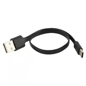<strong>Data</strong> <strong>Sync</strong> 20cm Short Flat <strong>Noodle</strong> <strong>USB</strong> to <strong>USB</strong> C 3.1 Fast Charge Cable High Quality Type C Port Charging Cord - Product Image 3