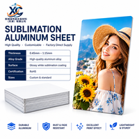 Süblimasyon Alüminyum Levha 0.45mm-1.15mm Kalınlık RoHS Sertifikalı A3 A4 A5 HD Beyaz Kaplamalı Fotoğraf Paneli Boşlukları Fabrikadan Doğrudan