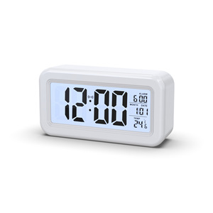 Simple Digital Alarm <b>Clock</b> With Snooze Function Silent Electronic Rectangular <b>Desk</b> <b>Clock</b> For Bedroom Use - Product Image 2
