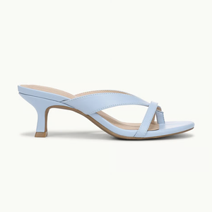 Women's Thong Sandals Open Round Toe Cross Straps <b>Kitten</b> <b>Heel</b> Sandals slip on Heeled Mule <b>Shoes</b> for <b>Ladies</b> Summer Outdoor - Product Image 4