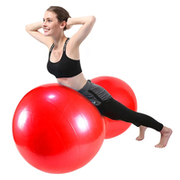 Vente en gros, balle de Fitness Anti-éclatement, PVC personnalisé, balle de yoga avec pompe, Yoga, Pilates, équipement d'exercice d'équilibre