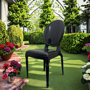 Comment les ventes pas cher Durabel noir PP chaise en plastique noir chaises de fêtes de mariage - Product Image 4