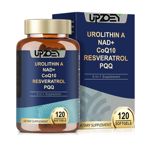 Urolithin A Softgel Supplément pour l'énergie musculaire Antioxydants Vegan Haute Biodisponibilité, Soutient le système immunitaire et les articulations saines - Product Image 1