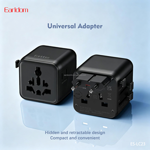 Earldom 2500W Max All in One design Worldwide Travel Charger Multi Plug <b>Adapter</b> Universal Travel <b>Adapter</b> with USB and Type-C - Product Image 3