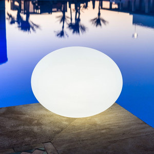 Boules de Noël Extérieures Grandes et <span class=keywords><strong>Color</strong></span>ées à LED à Énergie Solaire, Changeantes de Couleur, Étanche, Effet Disco, Lumière de Lune, pour Jardin - Product Image 4