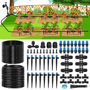GREAT IRRIGATION Nouveau kit d'irrigation goutte à goutte à connexion rapide, système d'arrosage automatique pour jardin et <span class=keywords><strong>serre</strong></span> - Product Image 1
