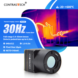 Điện năng thấp 1.0-8.0x shutterless Nhiệt Hồng Ngoại Camera Module 640x512 10μm 11mm Ống kính phóng xạ uncooled CMOS cảm biến 30/60Hz - Product Image 1