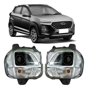 Para Chery Tiggo Tiggo 3x Plus Faro Delantero con Fondo Blanco Led 605000334ab/335ab - Product Image 1