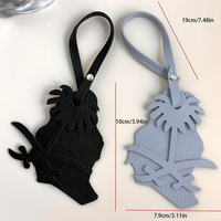 Lindo colgante para bolso con diseño de palmera de Oriente Medio, adorno colgante, llavero, mapa de Arabia Saudita, para bolso de mano