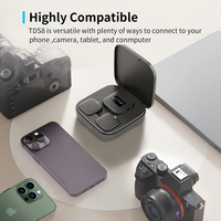 Tokdance Draadloze Me Lavalier Microfoon Systeem Studio Video Interviews Youtube Streaming Android Telefoons IPhones Compatibel