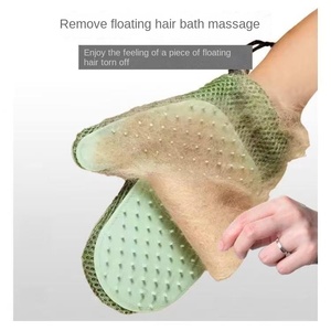 Gants auto-nettoyants portables en polyester de luxe pour enlever les poils de <span class=keywords><strong>chien</strong></span>, brosse anti-poils et collecteur de poils d'animaux - Product Image 1
