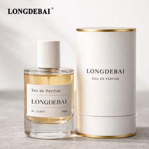 Wholesale Clear Empty Round Crimp Pump Spray Perfume <b>Bottles</b> 50ml 100ml Glass Perfume <b>Bottle</b> with Custom Sticker and White Cap - Product Image 6