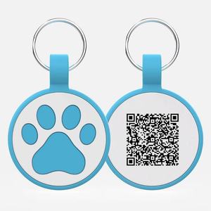 Étiquettes personnalisées brillantes avec logo sur mesure pour colliers de chien, vierges, en gros, pour animaux de compagnie, par sublimation - Product Image 3