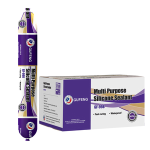 กาวซิลิโคนอะซิติกคุณภาพสูง อเนกประสงค์ ชนิดเป็นกรดและเป็นด่าง เหมาะสำหรับกระจกหน้าต่าง ราคาสำหรับงานหนังทั่วไป - Product Image 2