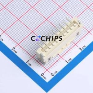 HCZZ0040-9 Wire-to-Board Pin Header SMD,P=2.5mm Connector 1x9P 2.5mm Vertical Mount XHB - Product Image 2