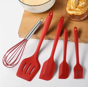 5Pcs Wholesale Food Grade <b>Silicone</b> Kitchen Utensils Items Kitchen Cooking Accessories <b>Tool</b> Set - Product Image 4