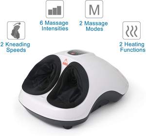 CINCOM-Masajeador de pies vibratorio, Máquina Eléctrica de masaje de pies con control de tiempo, multicalentamiento - Product Image 4