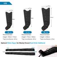 Appareil de drainage lymphatique séquentiel à compression pneumatique, masseur de jambes à 6 chambres pour la circulation