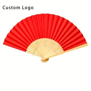 Abanicos Plegables Sublimables al por Mayor, Abanico de Tela con Logotipo Personalizado para Regalos Promocionales - Product Image 2