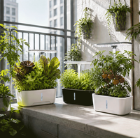 12 pods, commande par application Tuya, jardin hydroponique d'intérieur, mini jardin intelligent, hydroponie, LED à spectre complet, produit intelligent