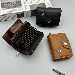 Portafoglio Unai da uomo in PU alla moda, porta carte di credito, borsa porta carte multifunzionale di grande capacità, spessore 30 mm, stile europeo americano - Product Image 3