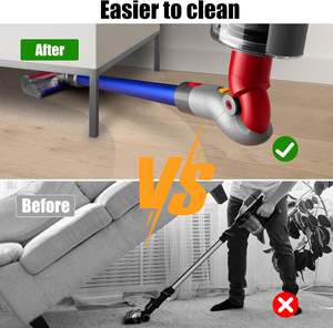 Outil de nettoyage à plage basse adaptateur inférieur adaptateur de pliage à dégagement rapide pour aspirateur mince numérique Dysons V10Slim V12 - Product Image 5