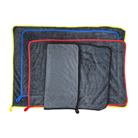 Serviette de nettoyage de voiture en microfibre de haute qualité 50x70, serviette de séchage de voiture en microfibre à boucles torsadées 60x40 600gsm 800gsm