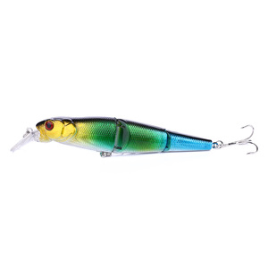 Hengjia 12.5センチメートル16.<span class=keywords><strong>2</strong></span>グラムSwimming Bait Robot Fish Plastic <span class=keywords><strong>2</strong></span> Jointed Minnow Hard Lures - Product Image 4