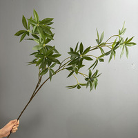 Pieris Japonica Kunstmatige Geluksbladeren Groen Geldboom Decoratieve Plant Tuinplant Kunstblad Kunstbloemen