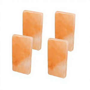 Ladrillo de sal del Himalaya de 2x4x4 pulgadas de alta calidad para decoración de habitaciones Precio al por mayor Porosidad sólida de Pakistán - Product Image 1