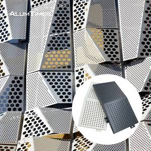 Système de bardage de façade extérieure <span class=keywords><strong>en</strong></span> aluminium pour bâtiments - Panneaux muraux décoratifs 3D <span class=keywords><strong>en</strong></span> <span class=keywords><strong>métal</strong></span> massif - Product Image 3
