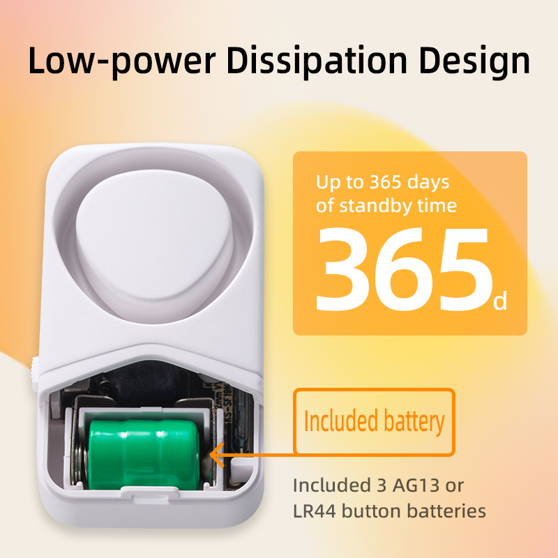 Powerfully Loud 110dB Siren 4 Modes Magnetic Sensor Wireless Door and Window Alarm for Home Security in Store and Hotel · image 4