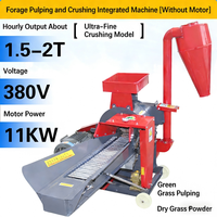Nouveau Broyeur d'Herbe Multifonctionnel pour Machines Agricoles, Concasseur de Paille de Maïs Sèche et Humide, pour l'Élevage de Porcs, Poulets, Canards
