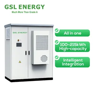 GSL sistema de armazenamento de energia comercial e industrial para empresas sistema de armazenamento de energia de bateria solar bess 215kwh