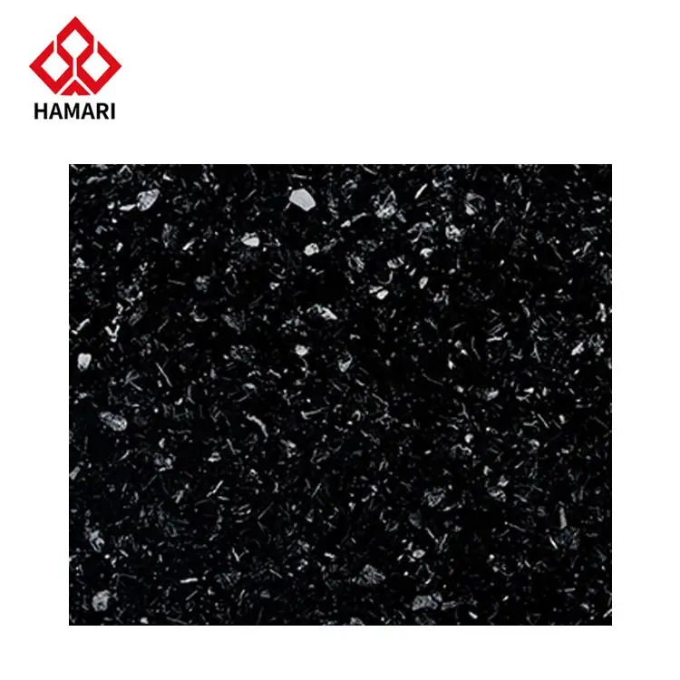 Nóng bán đá cẩm thạch nhân tạo đen grated Granite slads Countertop