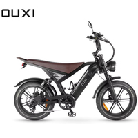 Bicicleta Eléctrica OUXI de 1000W, Bicicleta Eléctrica con Llantas de Acero GT20, Bicicleta Eléctrica de 20 Pulgadas para Adultos