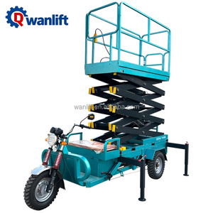 Lift Kargo Berkualitas Tinggi Harga Terjangkau 6~14m Elevator Pengangkat Beban Self Propelled Mobile Scissor Lift Platform Baja Paduan Elektrik 2000kg - Product Image 5