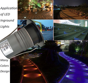 Mini Stair Step Application Remote Control Stainless Steel 316L RGBW RGB LED Inner <b>Circle</b> <b>Light</b> - Product Image 4